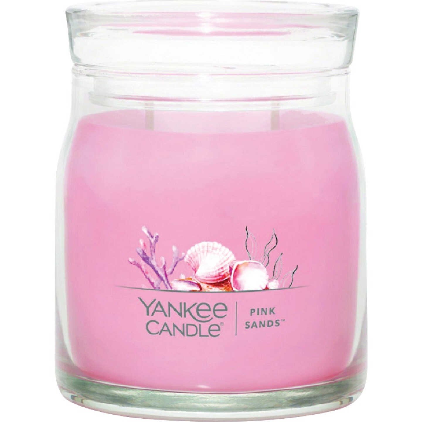 Yankee Candle 13 Oz. Pink Sands Medium Jar Candle Image 1