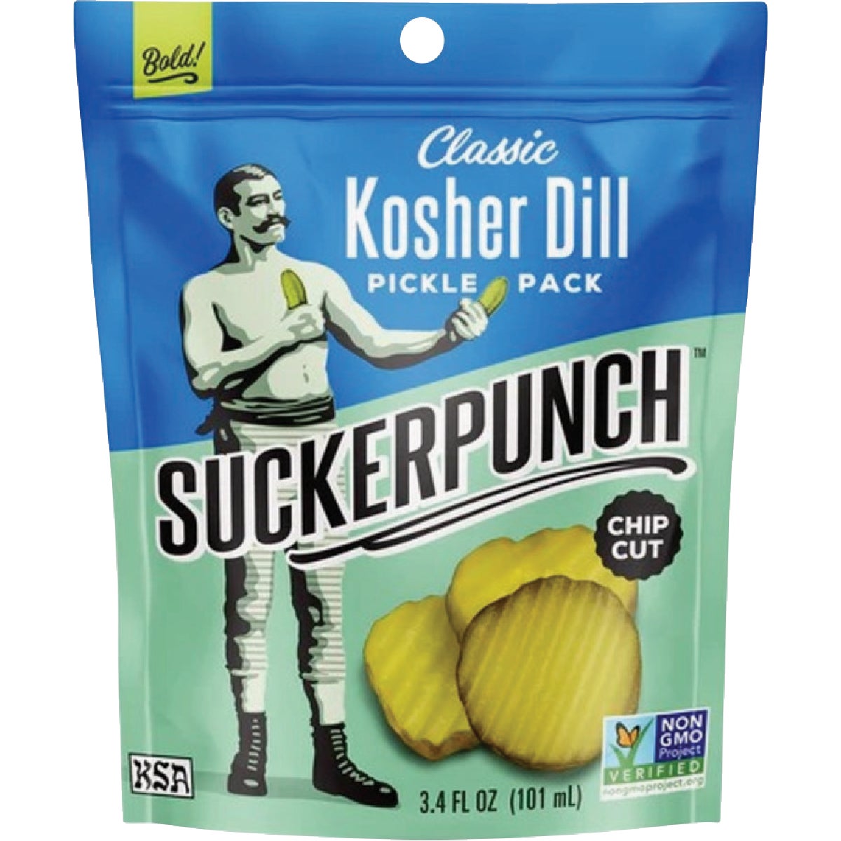 Sucker Punch 3.4 Oz. Classic Dill Pickle Chip