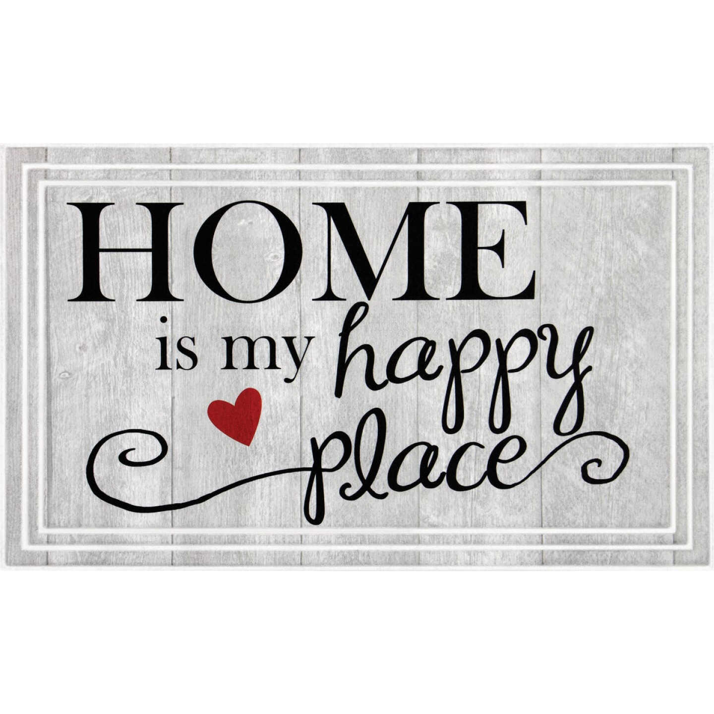 Apache Fashionables Home is My Happy Place Door Mat Image 1
