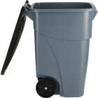 Rubbermaid 50 Gal. Plastic Trash Can With Lid Image 4