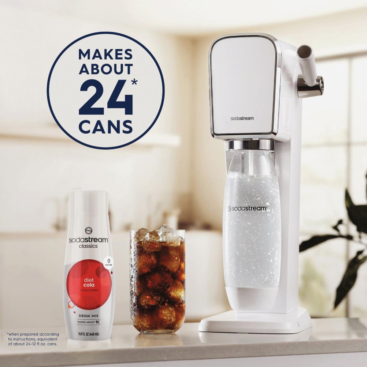 SodaStream 14.9 Oz. Diet Caffeine Free Cola Sparkling Beverage Mix Image 3