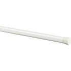 Kenney Hansen 48 In. To 84 In. 5/8 In. White Oval Tension Rod Image 1
