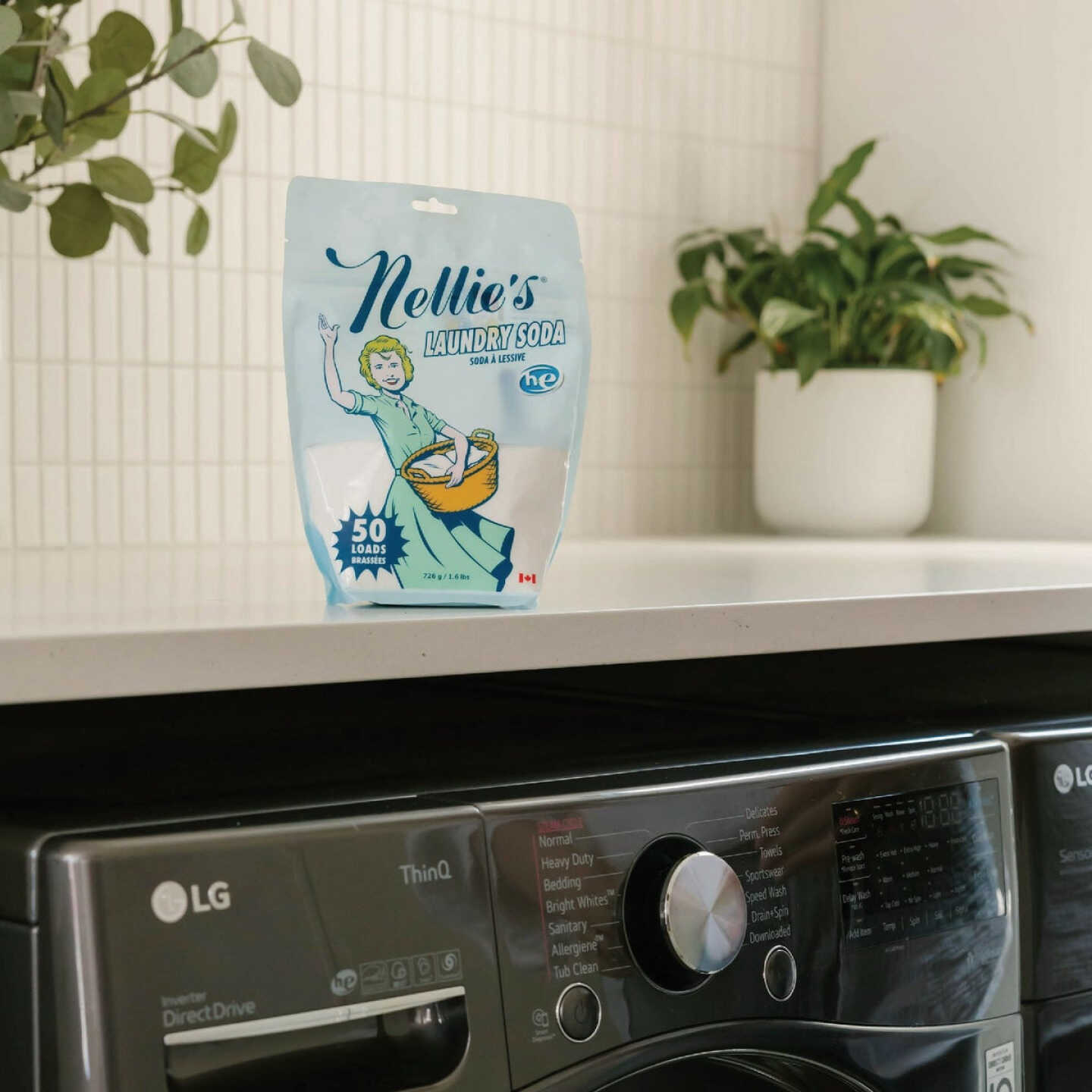 Nellie's 1.6 Lb. 50 Load Powder Laundry Soda Detergent Image 2