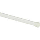 Kenney Hansen 36 In. To 60 In. 5/8 In. White Oval Tension Rod Image 1