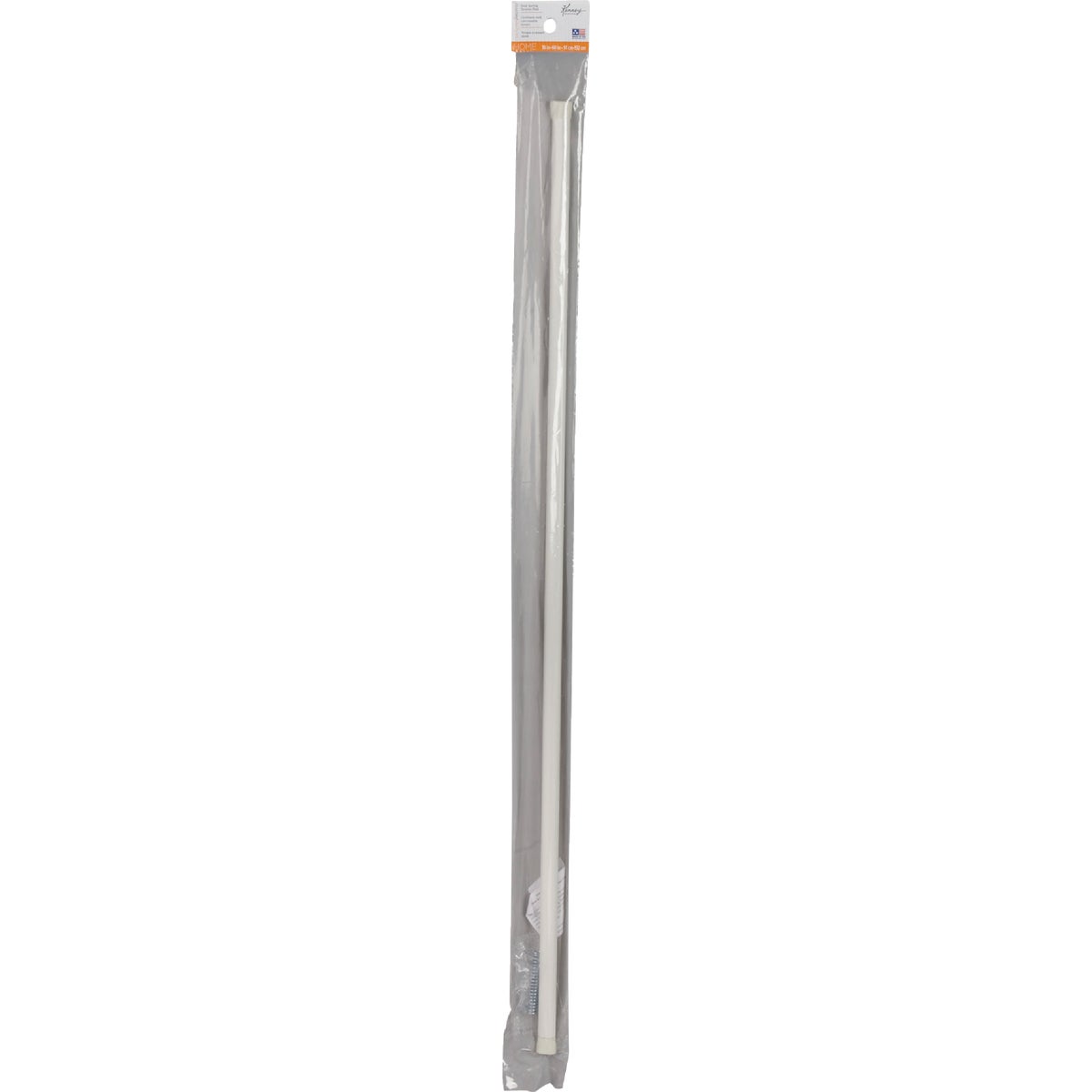 Kenney Hansen 36 In. To 60 In. 5/8 In. White Oval Tension Rod Image 2