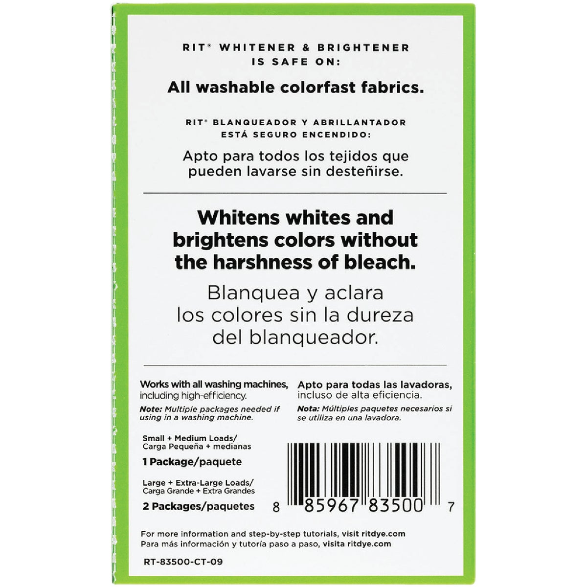 Rit 1 Oz. Fabric Whitener & Brightener Laundry Booster Image 4