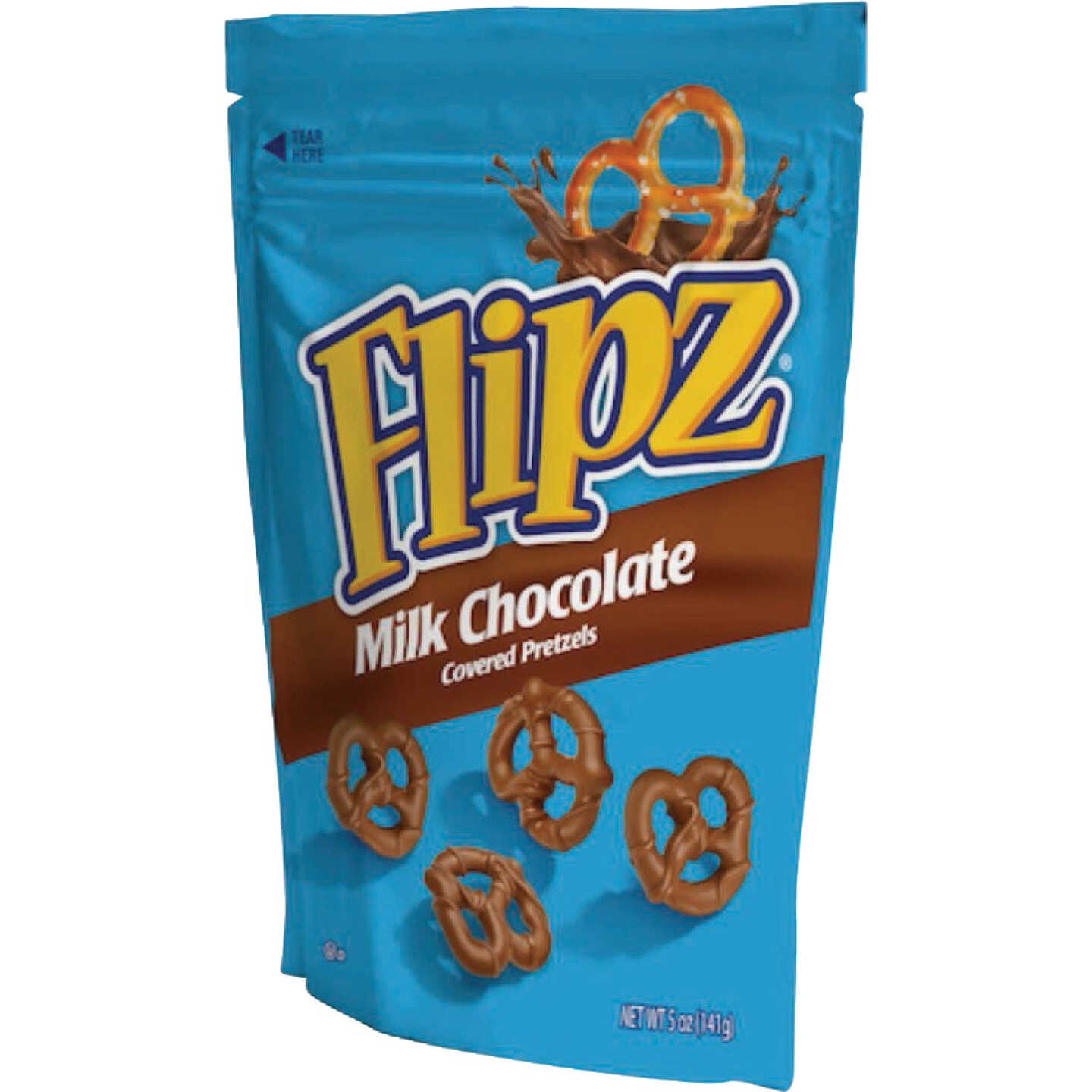 Flipz 5 Oz. Milk Chocolate Covered Pretzels Image 1