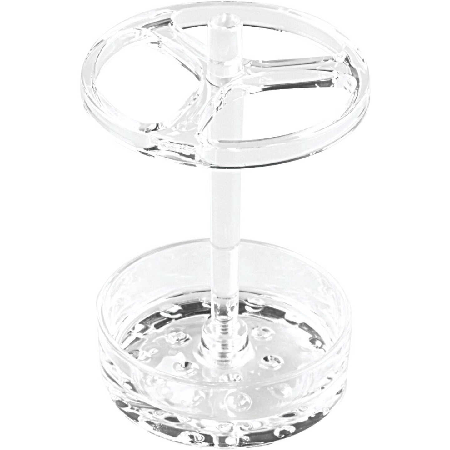 iDesign Eva Clear Acrylic Toothbrush Stand Image 1