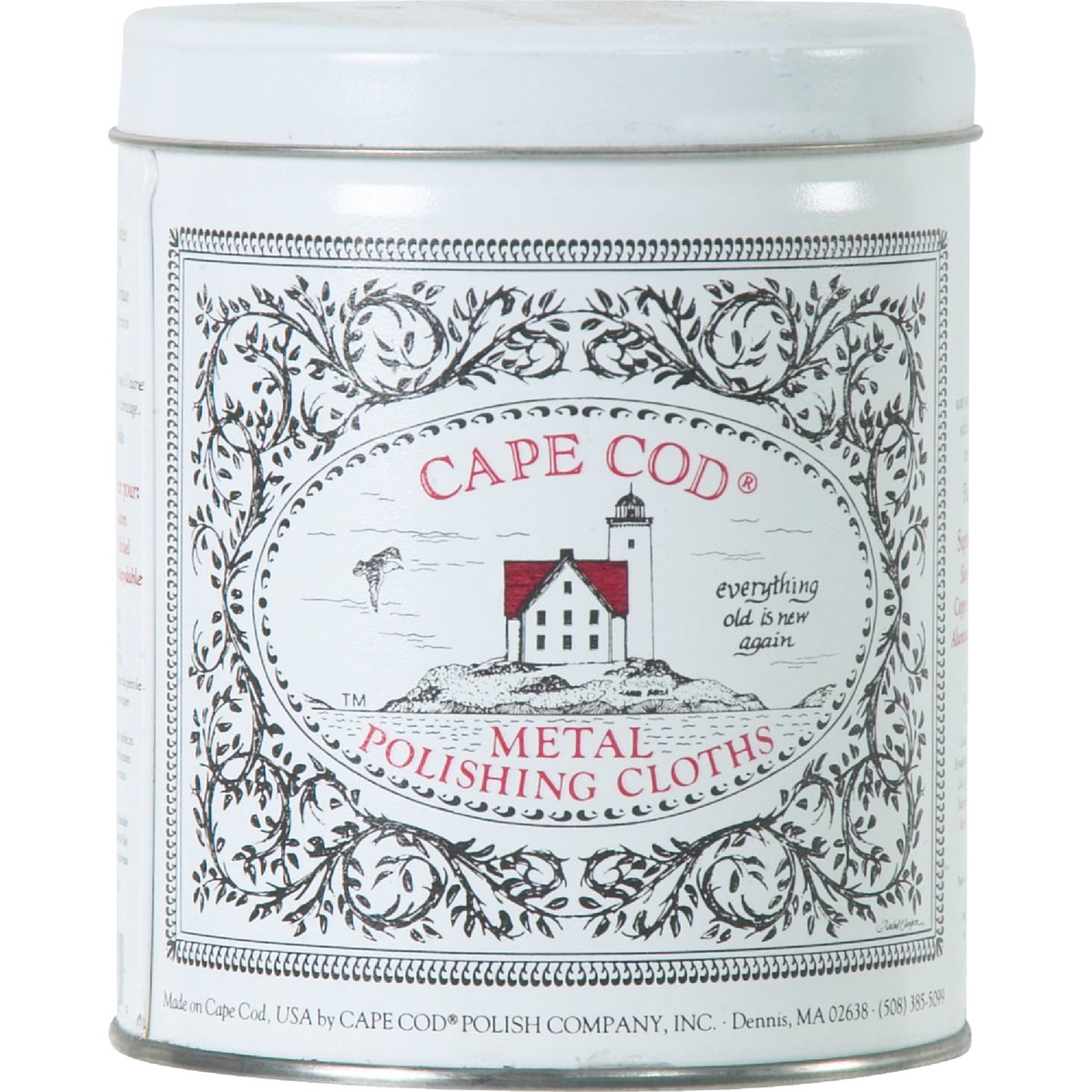 Cape Cod Pre-Moistened Metal Polishing Cloth in Tin (12 Count) Image 2