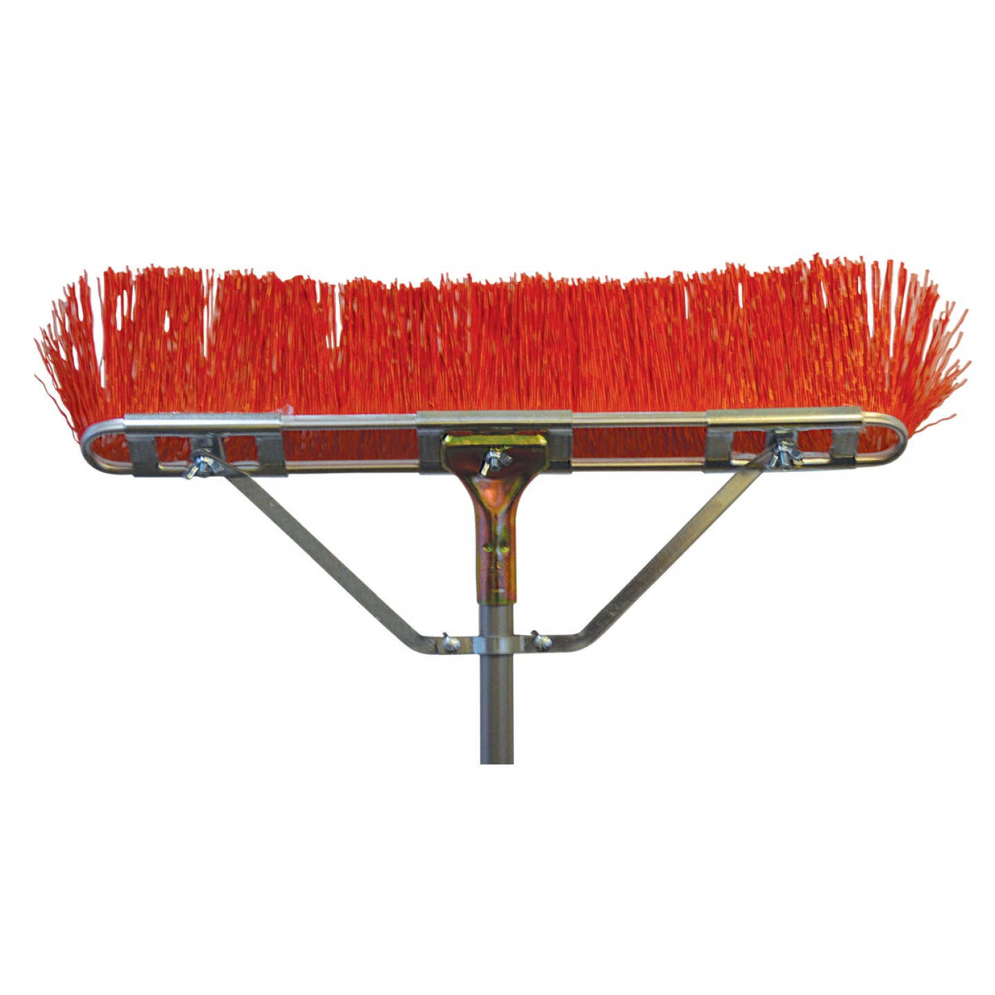 Bruske 23 In. W. x 65 In. L. Steel Handle Street Sweep Push Broom Image 1