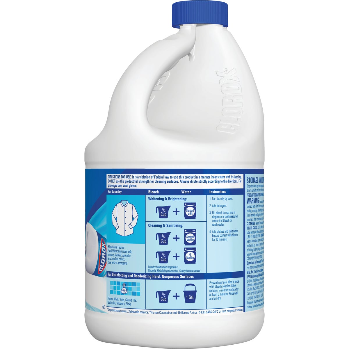 Clorox 77 Oz. Concentrated Splash-Less Liquid Bleach Image 7