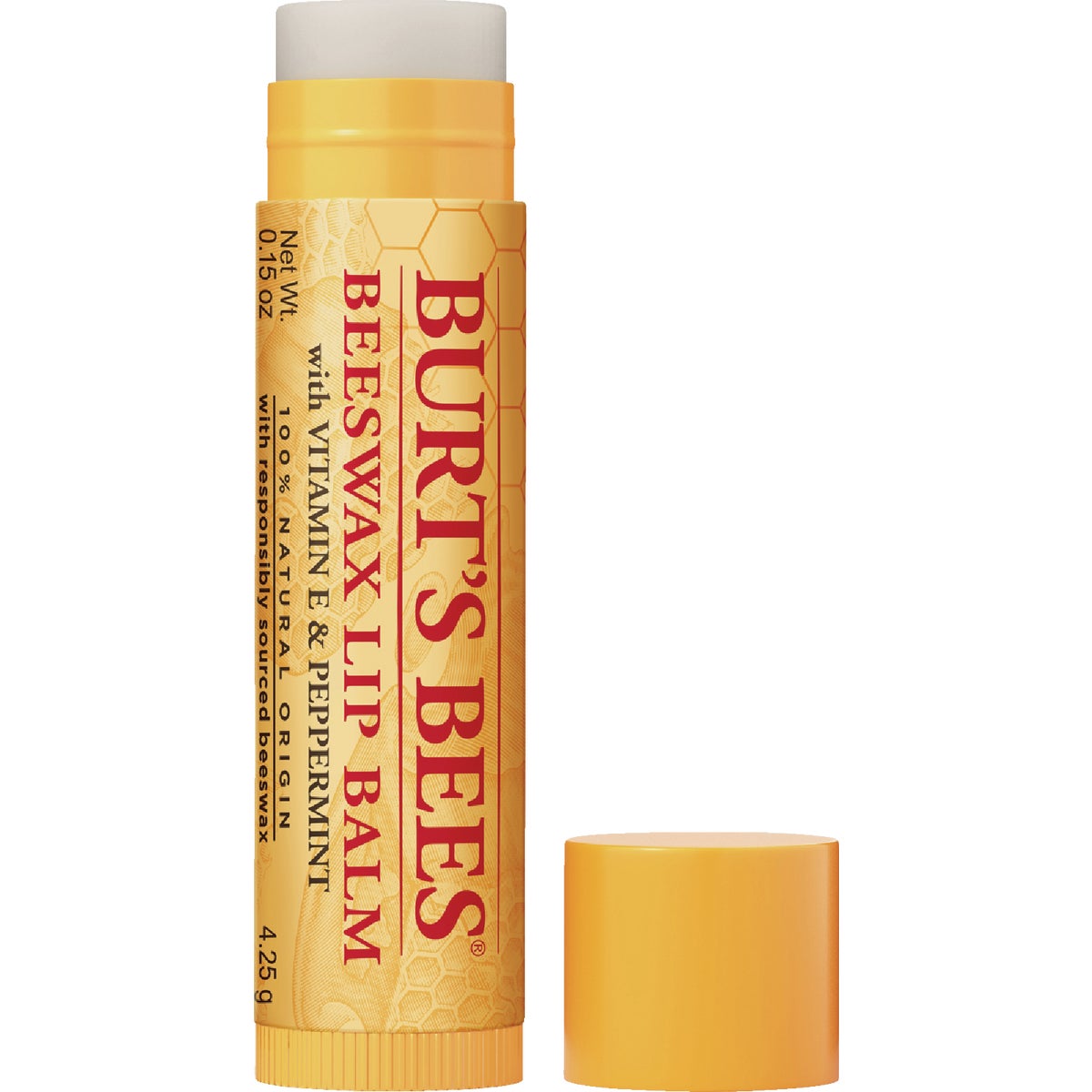 Burt's Bees Beeswax Lip Balm (Single Pack) Image 7