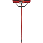 Libman 24 In. W. x 64 In. L. Steel Handle Multi-Surface Heavy-Duty Medium Sweep Push Broom Image 2