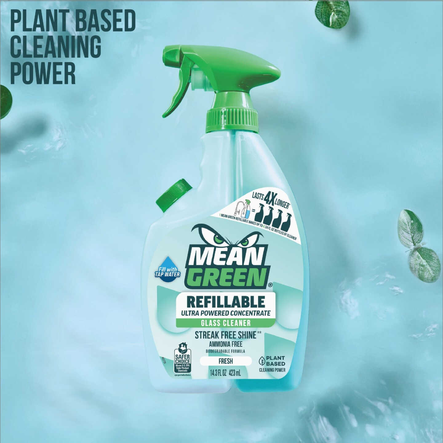 Mean Green 28 Oz. Fresh Refillable Glass Cleaner Image 4