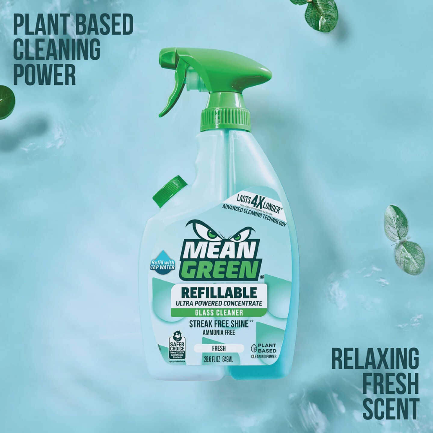 Mean Green 28 Oz. Fresh Refillable Glass Cleaner Image 4