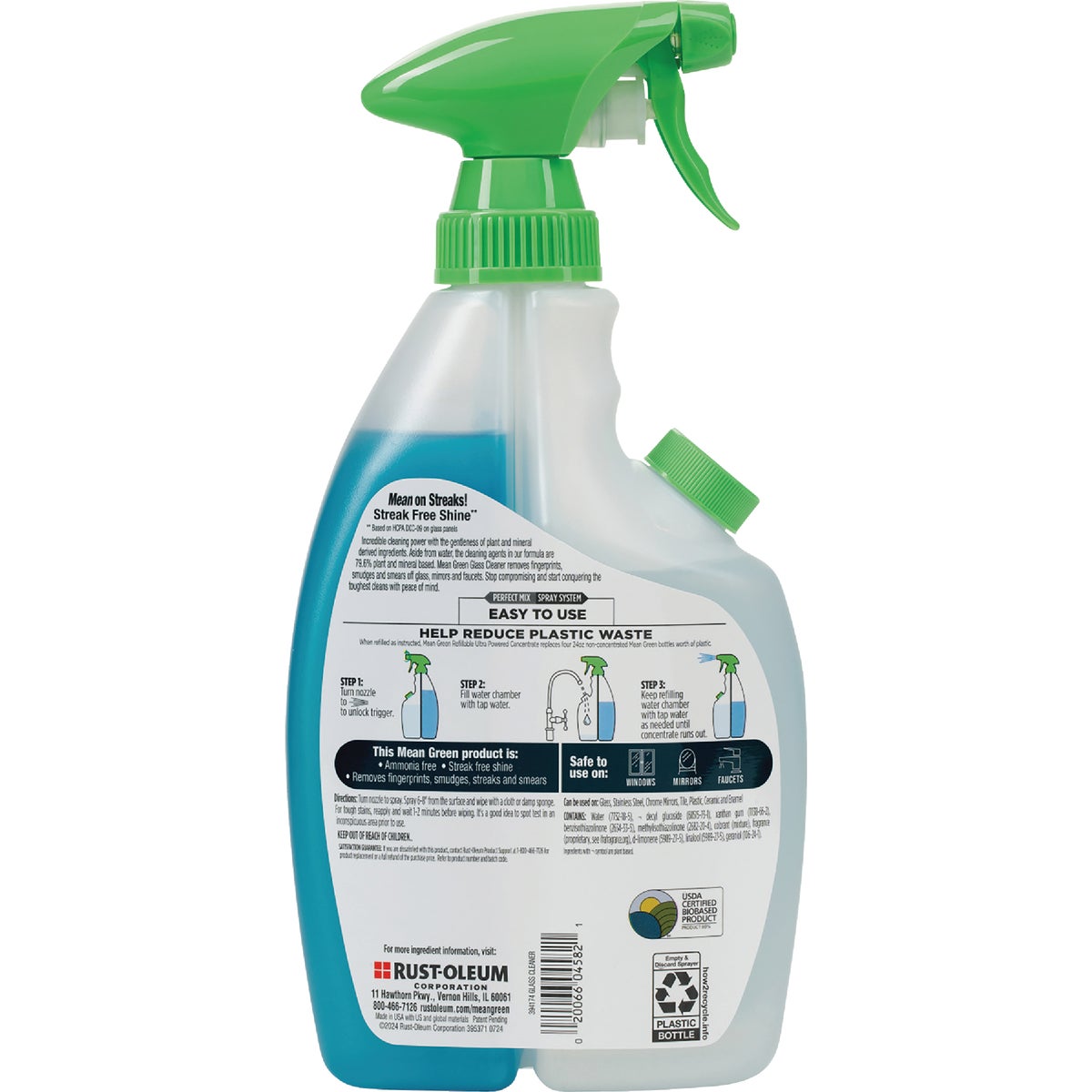 Mean Green 28 Oz. Fresh Refillable Glass Cleaner Image 7