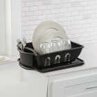 Sterilite Black Dish Sink Set (2-Piece) Image 3