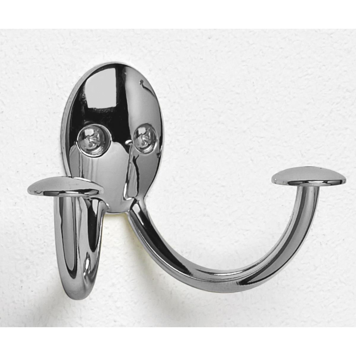 CHROME DOUBLE HOOK Image 1