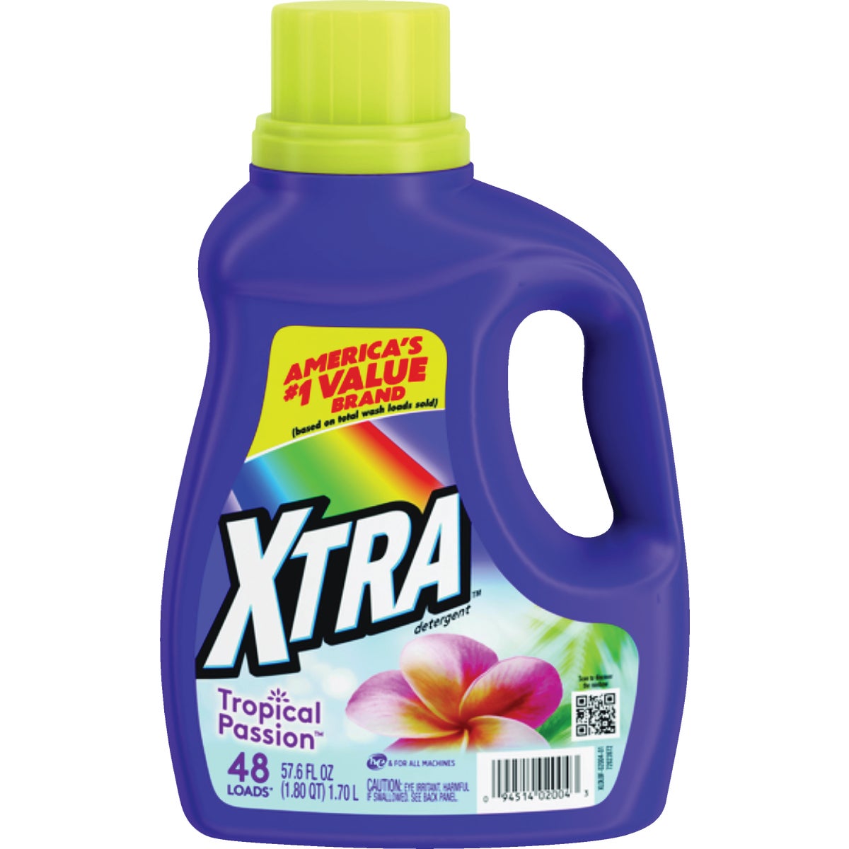 Xtra 57.6 Oz. Tropical Passion Liquid Laundry Detergent Image 1