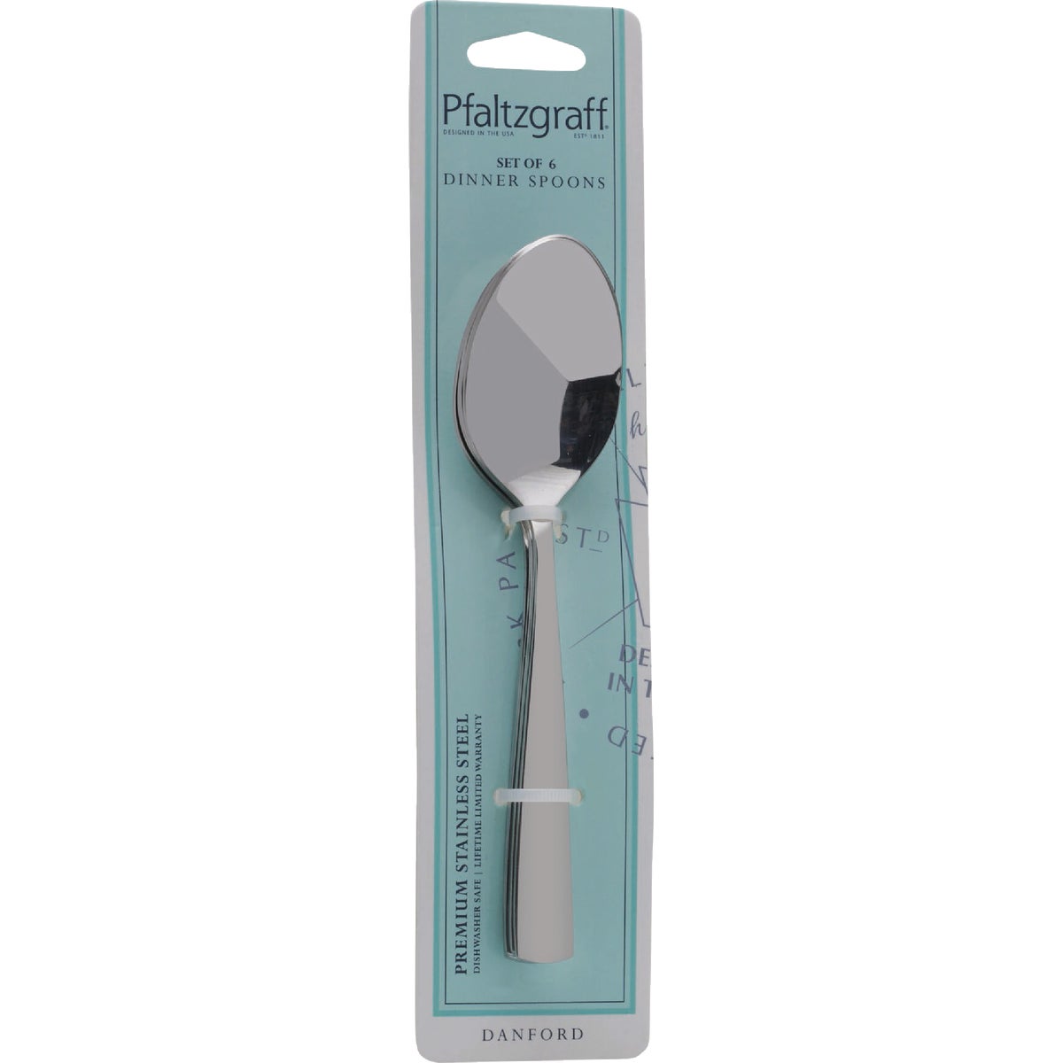 PfaltzGraff Danford Stainless Steel Dinner Spoons (6-Pack) Image 2