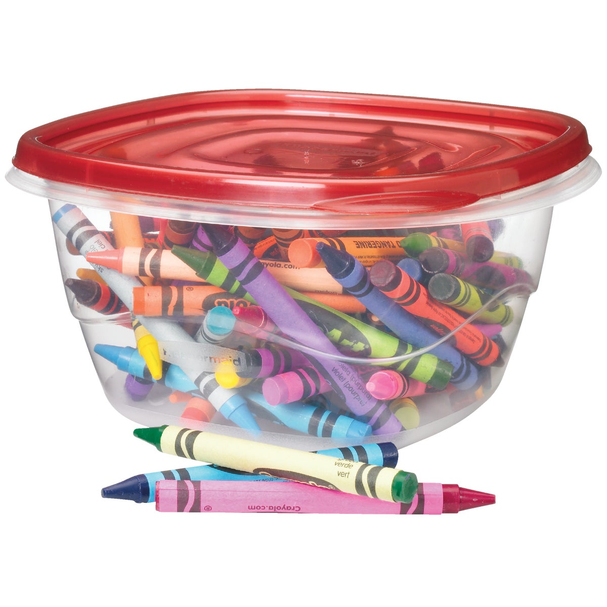 Rubbermaid TakeAlongs 5.2 C. Clear Square Food Storage Container with Lids (4-Pack) Image 3