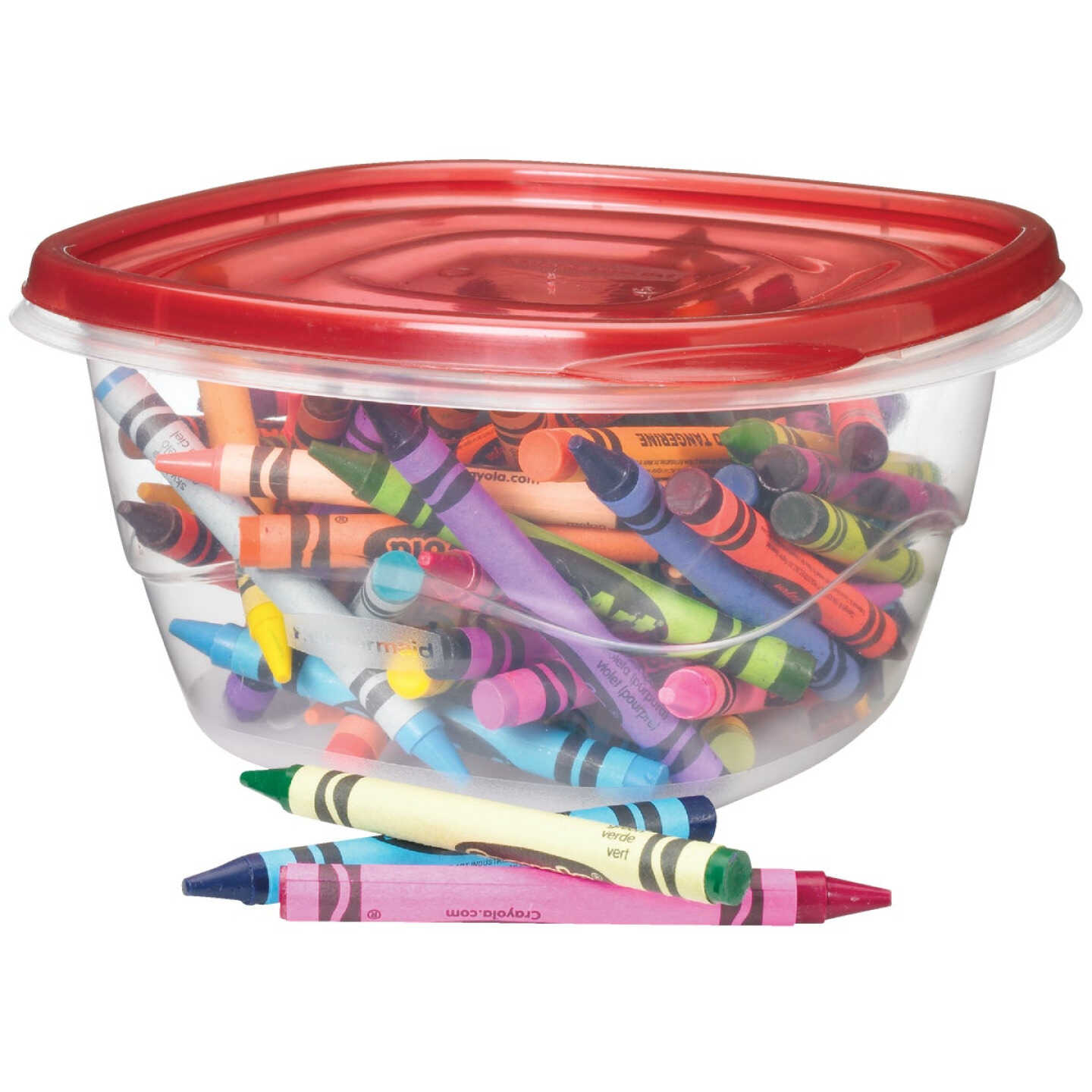 Rubbermaid TakeAlongs 5.2 C. Clear Square Food Storage Container with Lids (4-Pack) Image 3