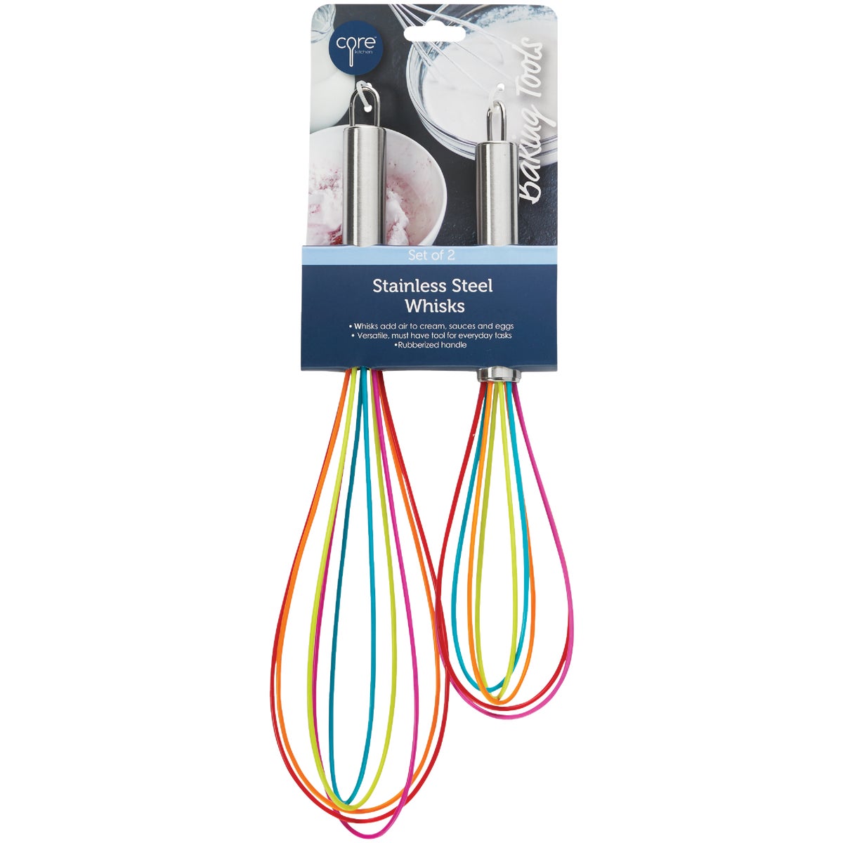 Core Kitchen Whisk Set in Rainbow (2-Piece) Image 2