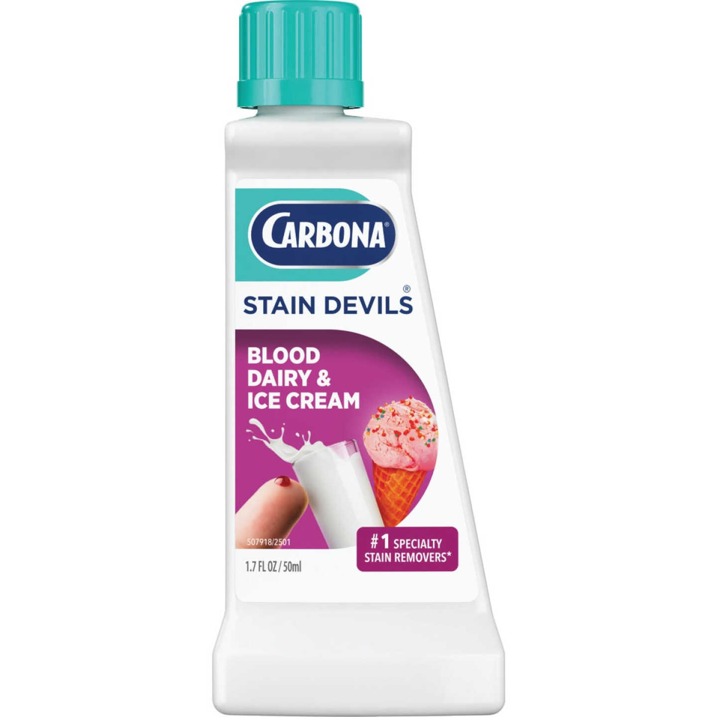 Carbona Stain Devils 1.7 Oz. Formula 4 Blood & Dairy Stain Remover Image 1