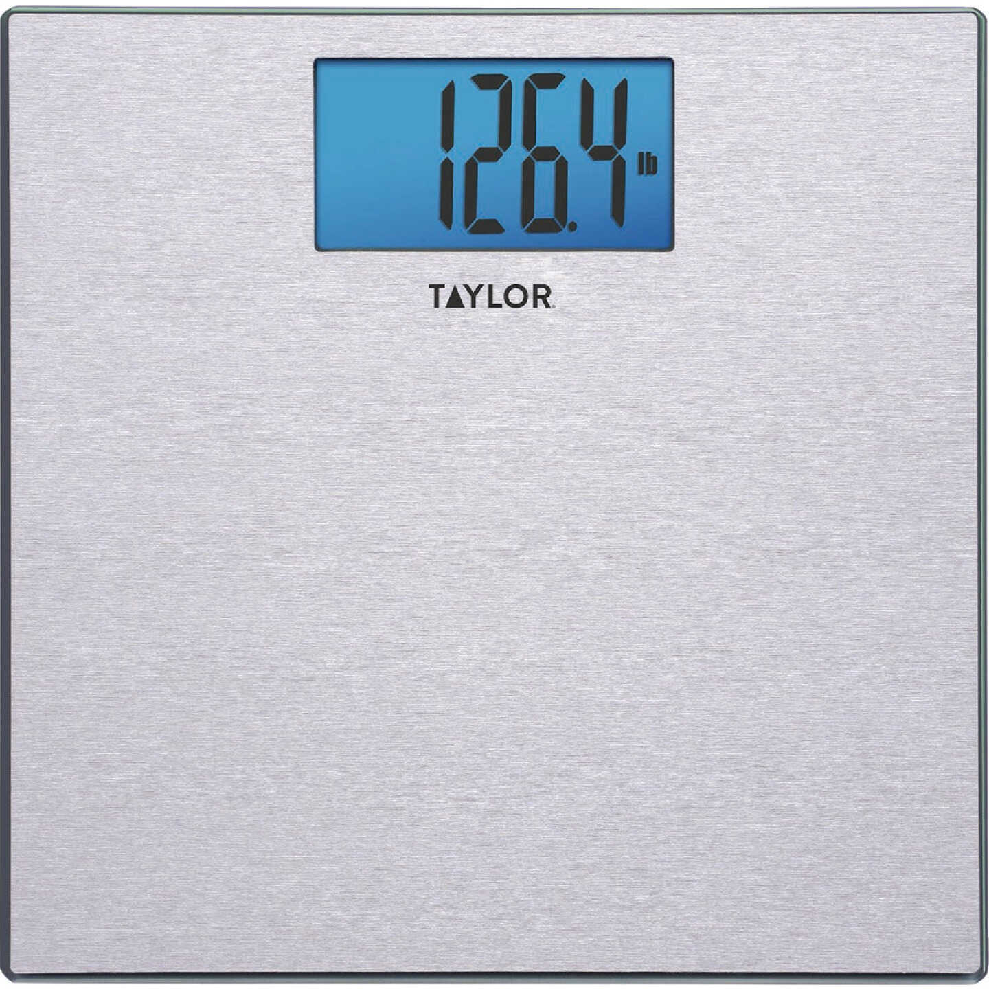 HTH Digital 400 Lb. Textured Stainless Steel Bath Scale Image 1