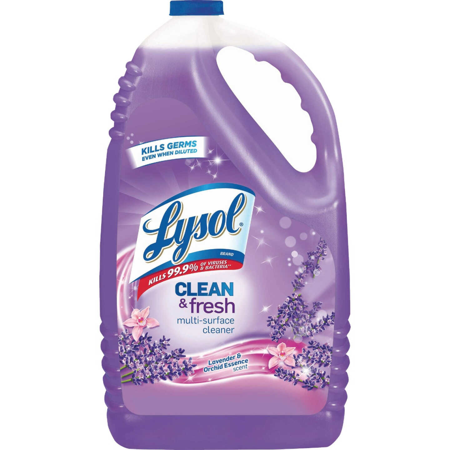 Lysol 144 Oz. Lavender Orchid Clean & Fresh Pourable Multi-Surface Cleaner Image 1