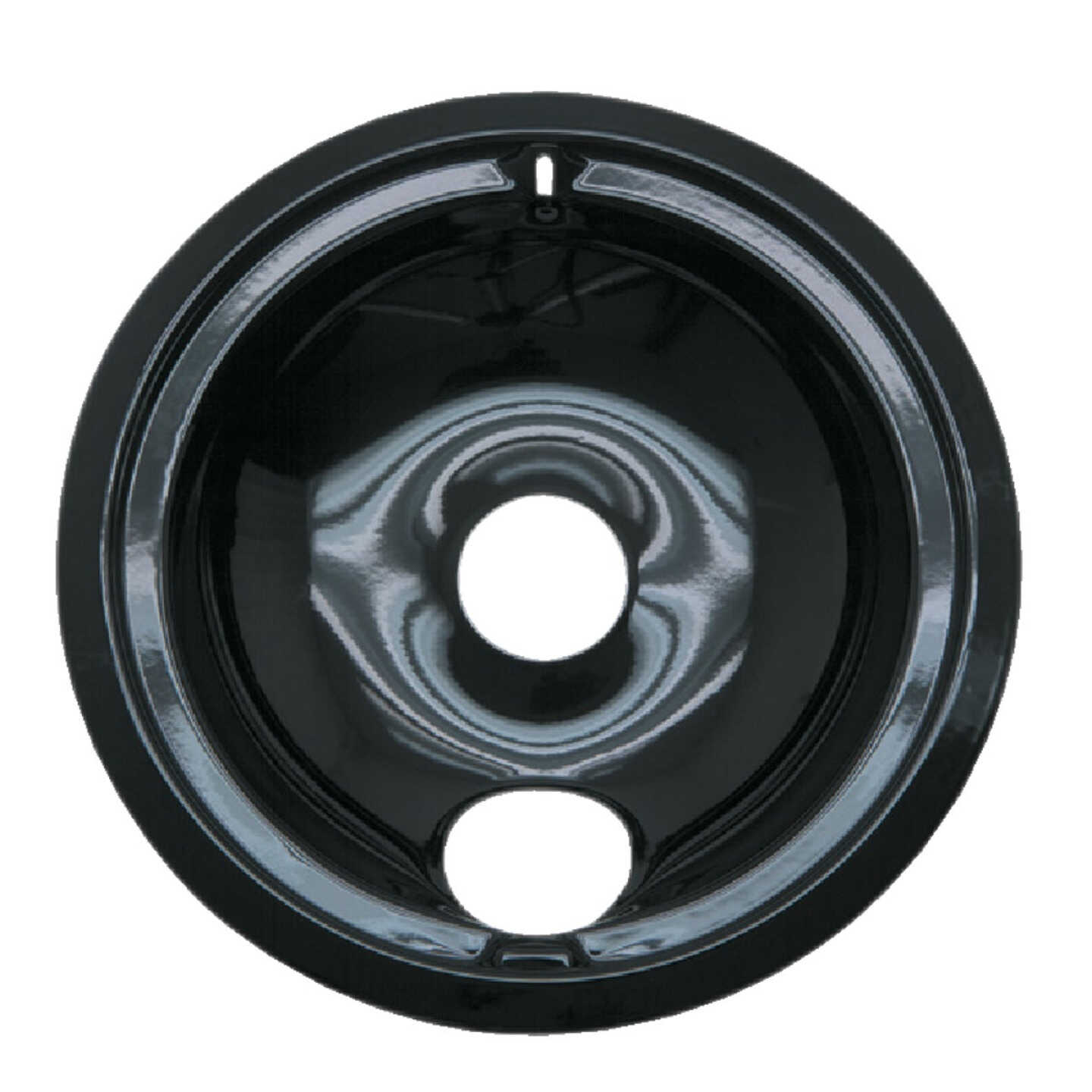 Range Kleen Electric 8" Style B Round Black Drip Pan Image 1