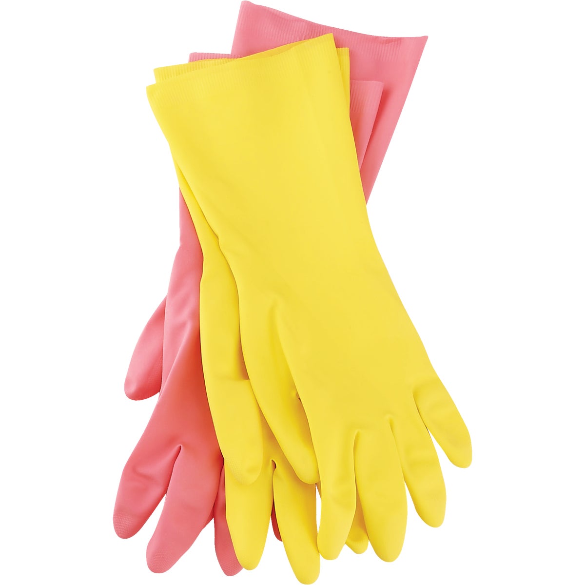 Soft Scrub Medium Latex Rubber Glove (2-Pack) Image 3