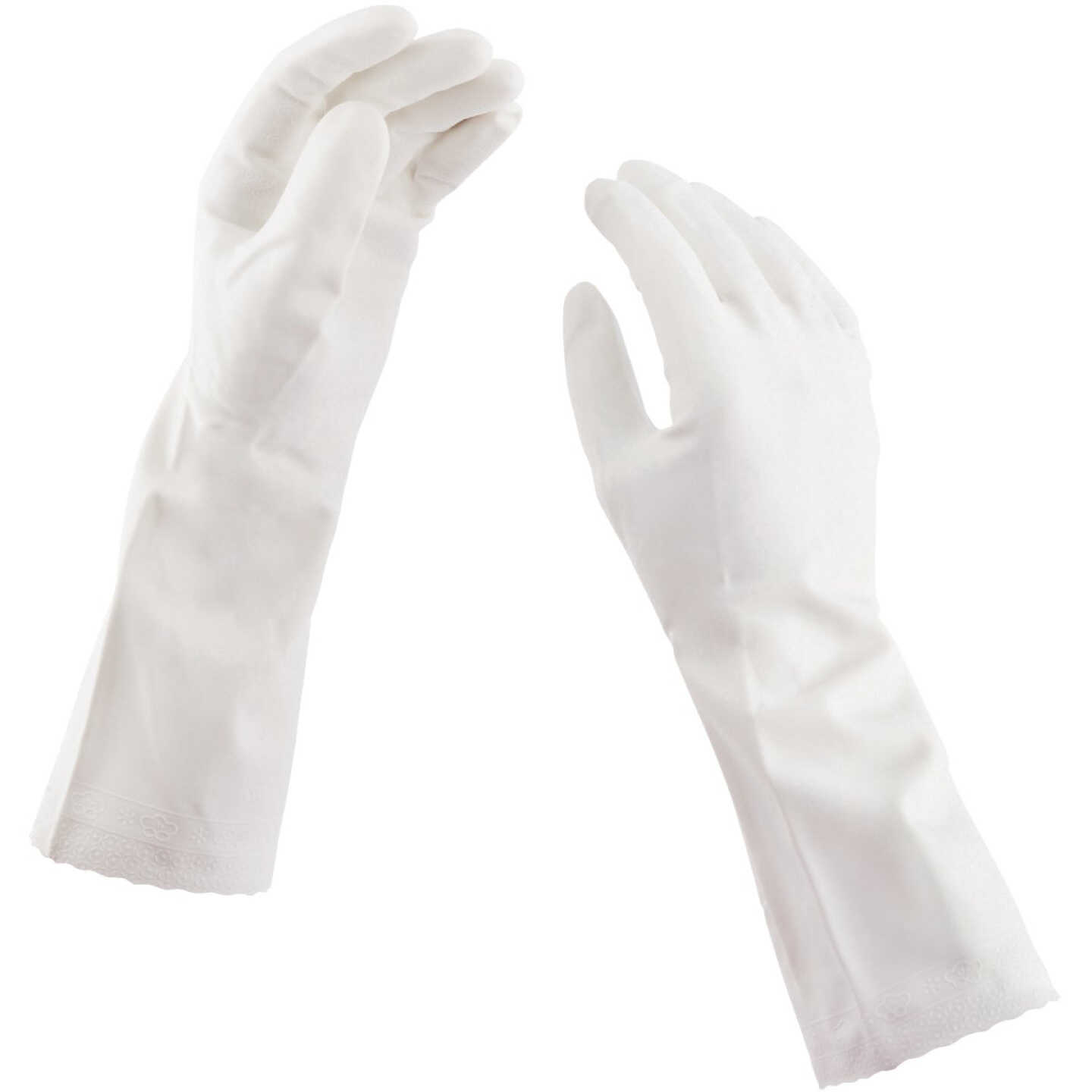 Soft Scrub Medium Premium Comfort Vinyl Rubber Glove Image 2