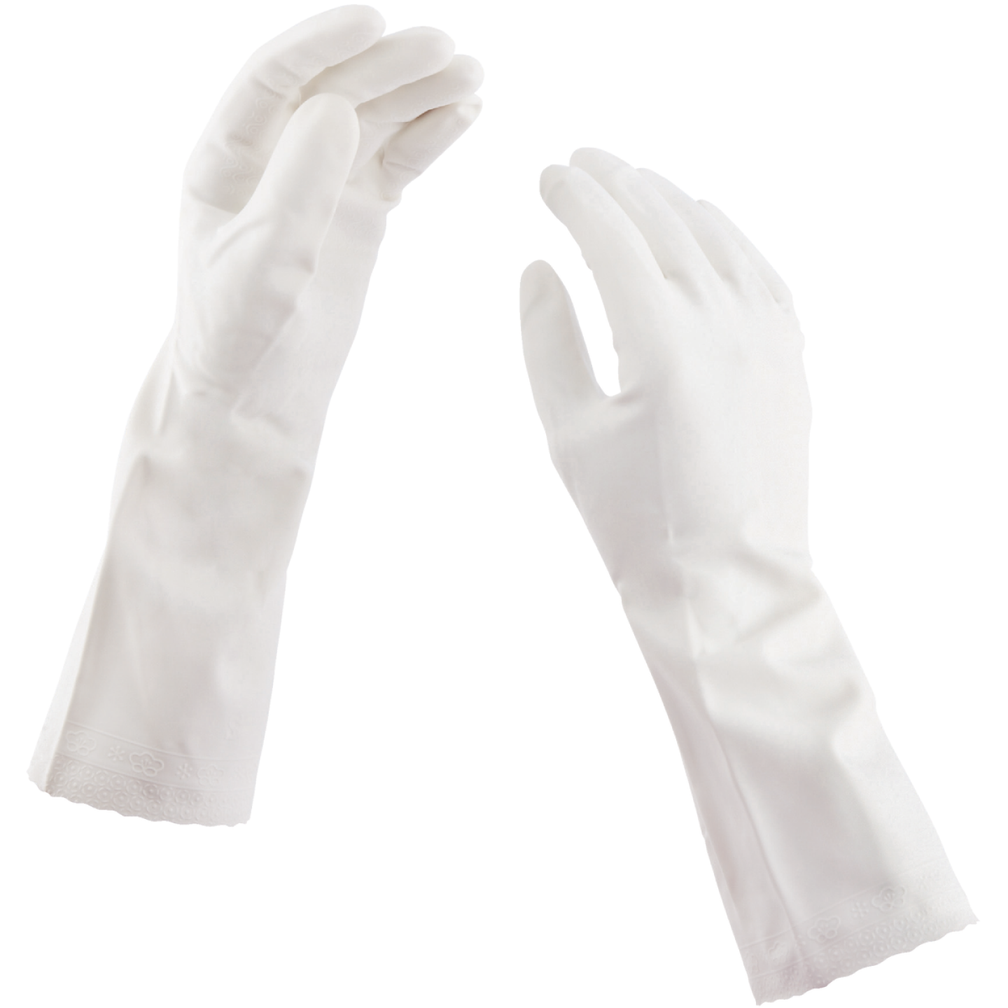 Soft Scrub Large Premium Comfort Vinyl Rubber Glove Image 2