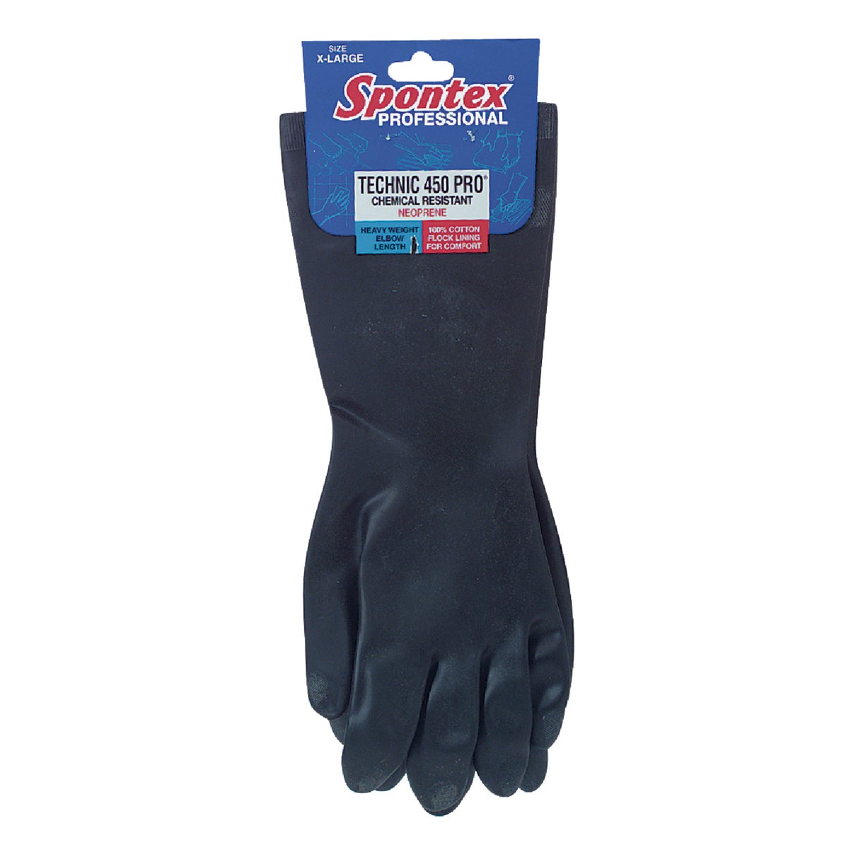 Spontex Technic 450 Pro Large Neoprene Rubber Glove Image 1