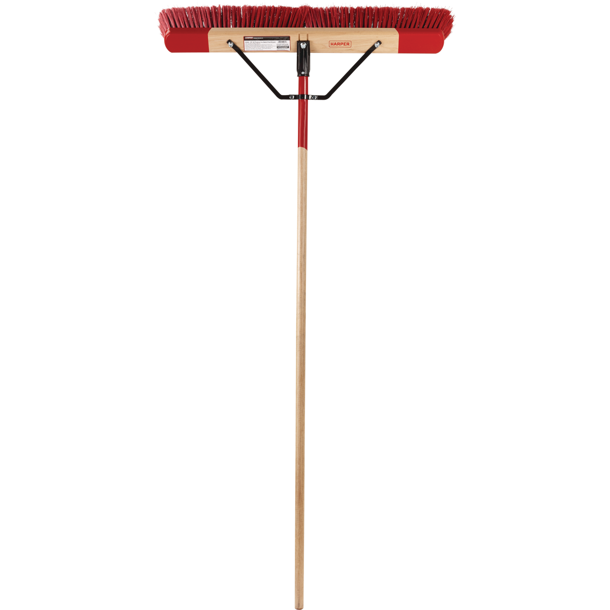 Harper 30 In. W. x 64 In. L. Wood Handle Multi-Purpose Medium Sweep Push Broom Image 2