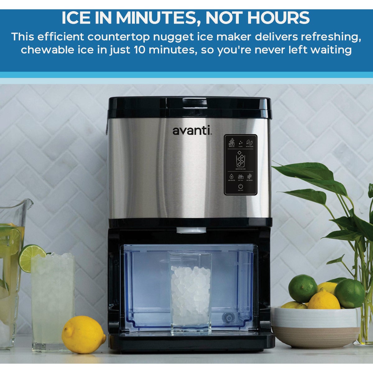 Avanti 33Lb. Residential Counter Top Ice Maker Image 4
