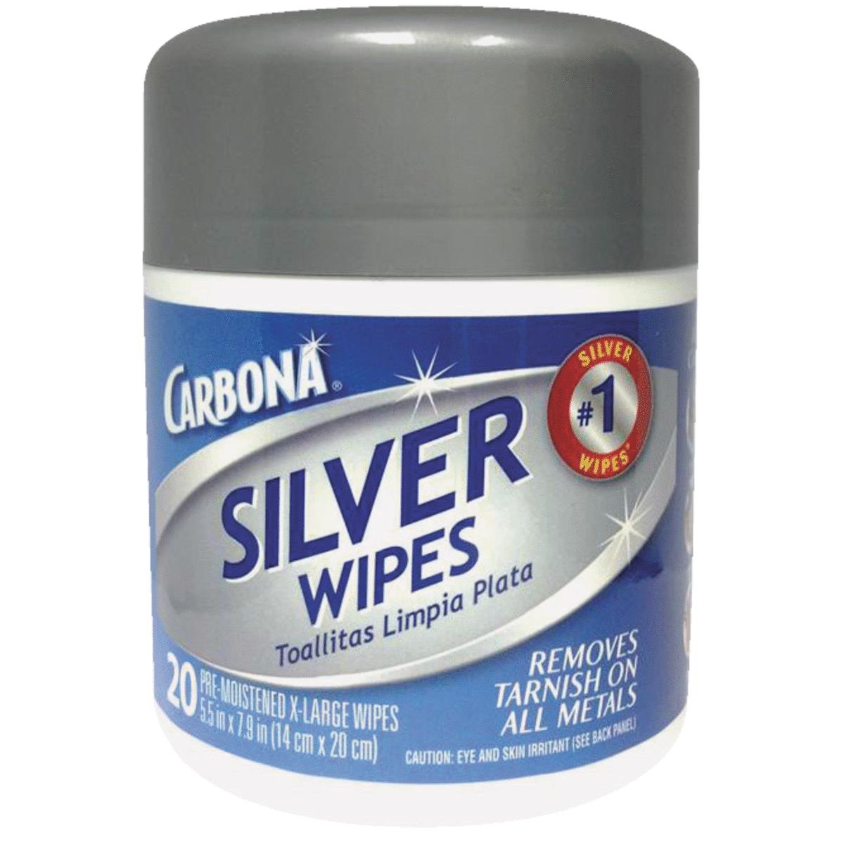 20PK SILVER CLEANER WIPE