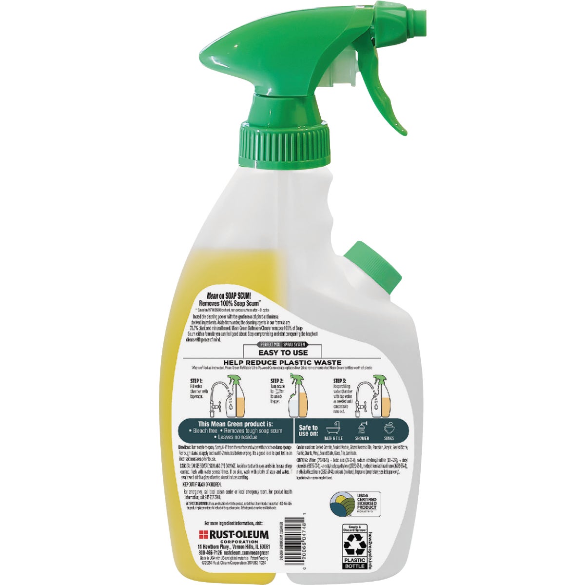 Mean Green 28 Oz. Tropical Breeze Refillable Bathroom Cleaner Image 7