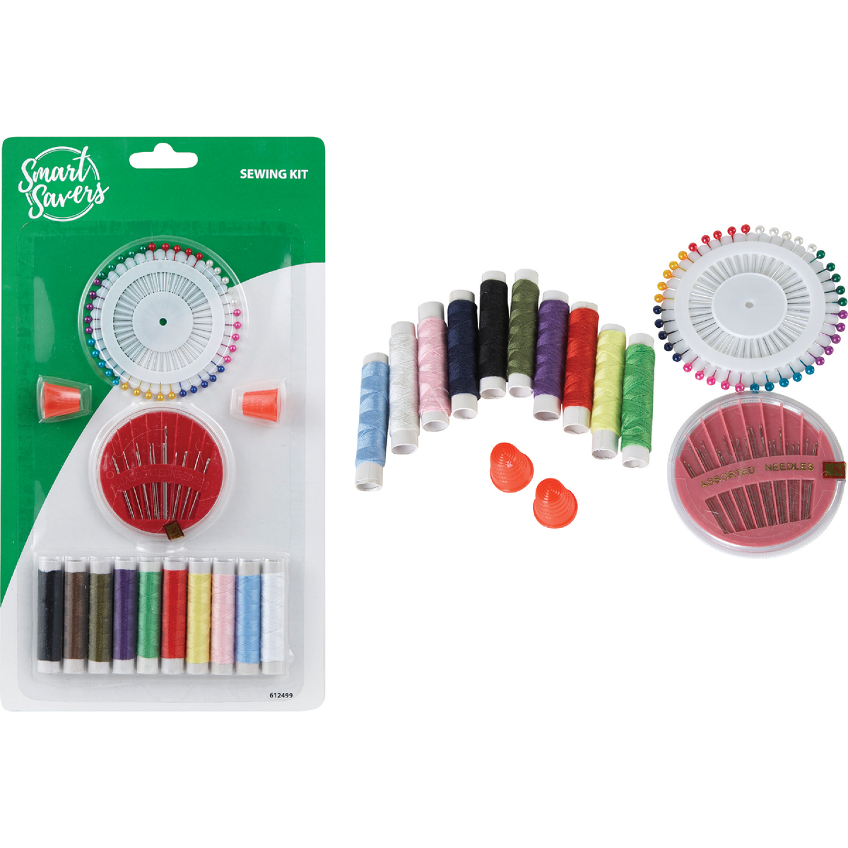 Smart Savers 14-Piece Travel Sewing Kit
