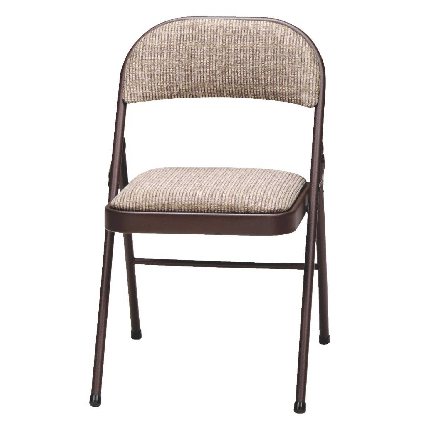 SuddenComfort Fabric Folding Chair, Cinnabar Image 1