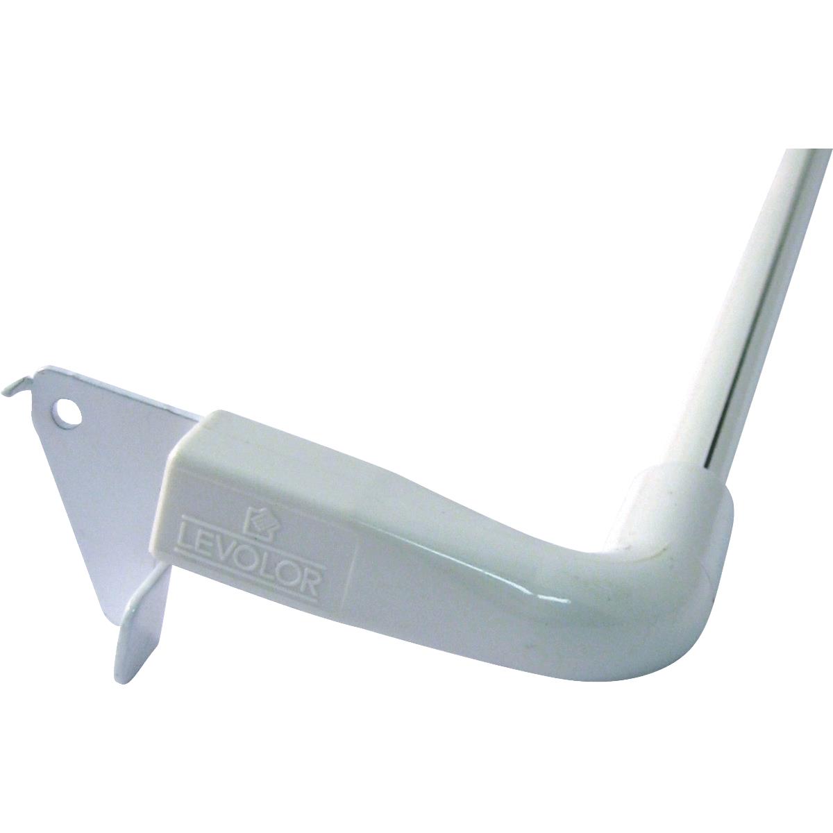 Levolor Twist & Fit 18 In. To 28 In. 1-1/2 In. Single White Curtain Rod