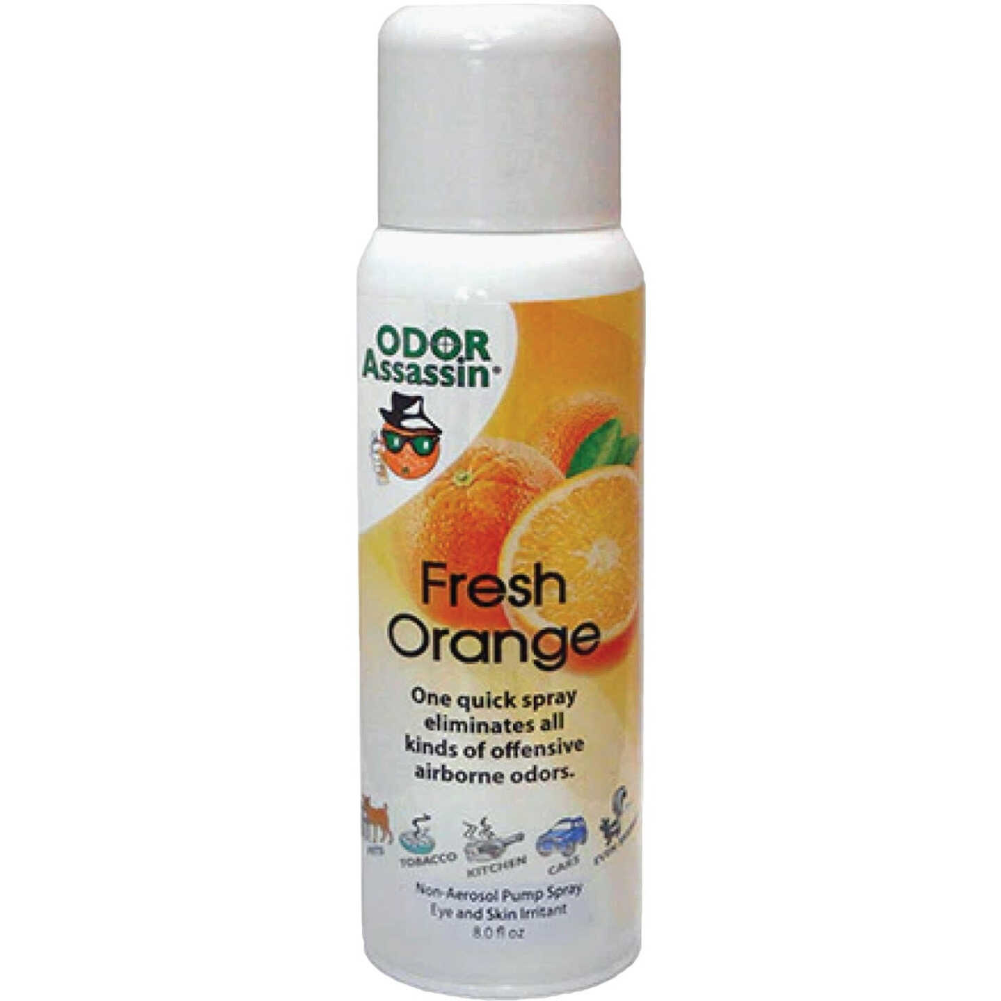 Odor Asssassin 8 Oz. Orange Easy Pump Spray Can Image 1