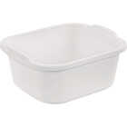 Sterilite 12 Qt. White Dishpan Image 1
