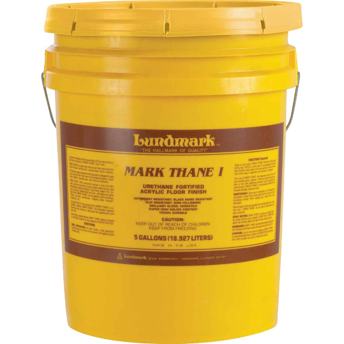 Lundmark 5 Gal. Mark Thane I Urethane Fortified Acrylic Floor Finish Image 1
