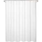 Zenna Home 70 In. x 72 In. Spa Waffle White Decorative Fabric Shower Curtain Image 1