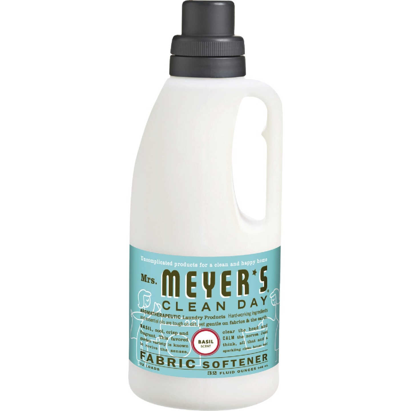 Mrs. Meyer's Clean Day 32 Oz. Basil Fabric Softener Image 1