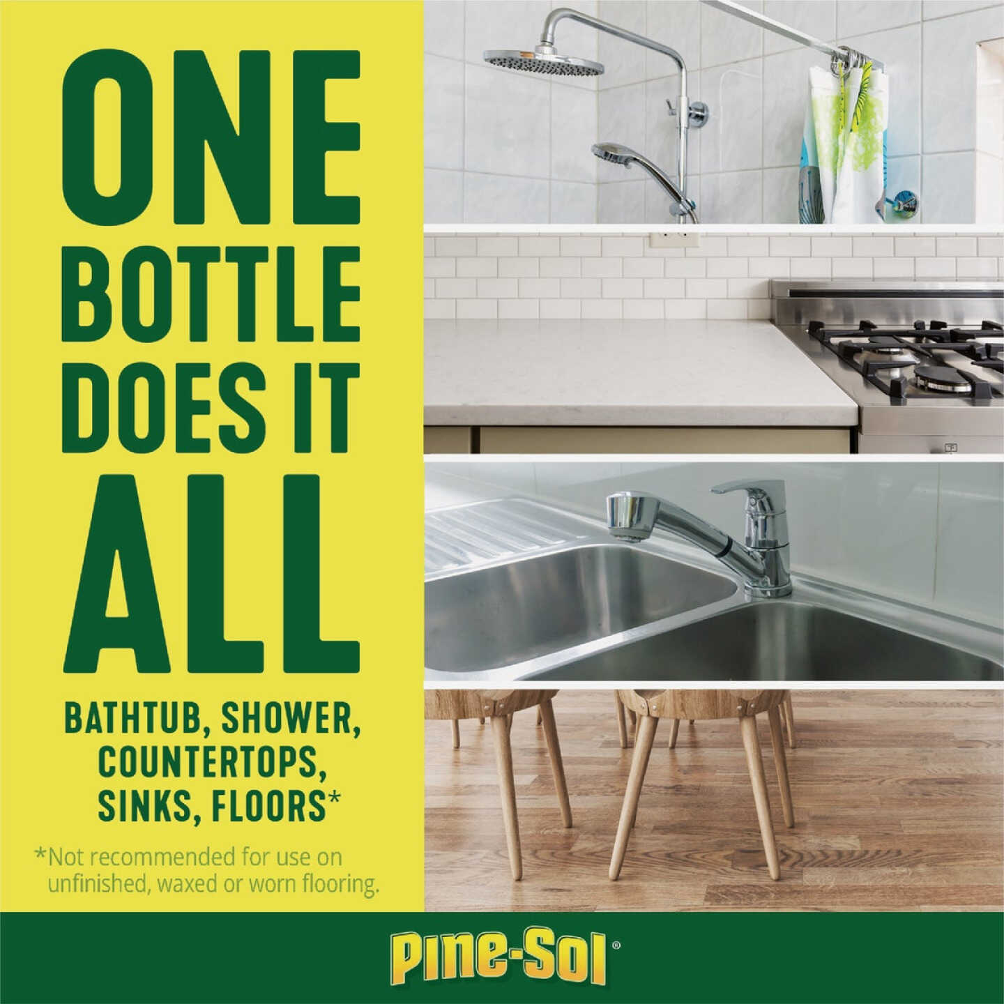 Pine-Sol 80 Oz. Original All-Purpose Disinfectant Cleaner Image 3