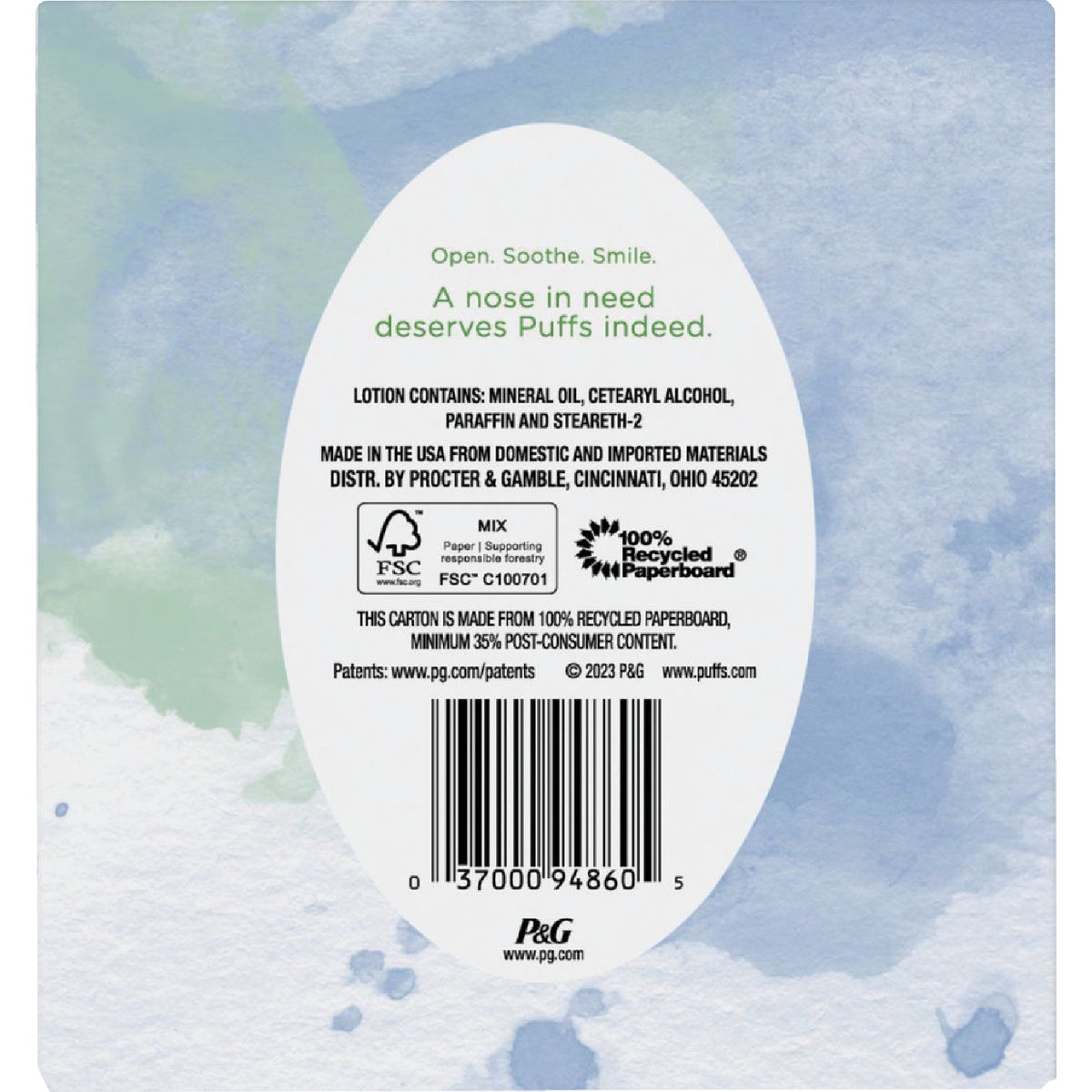 Puffs Plus Lotion Facial Tissus 1 Mega Cube (72-Count) Image 3