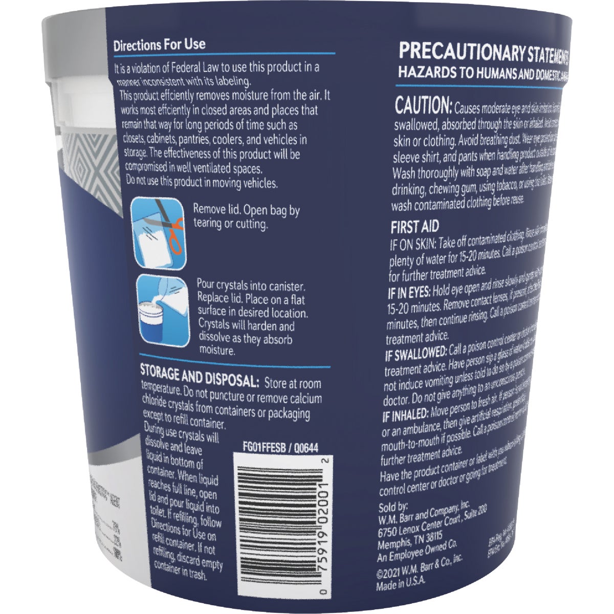 DampRid 10.5 Oz. Fragrance Free Moisture Absorber with Microban  Image 5